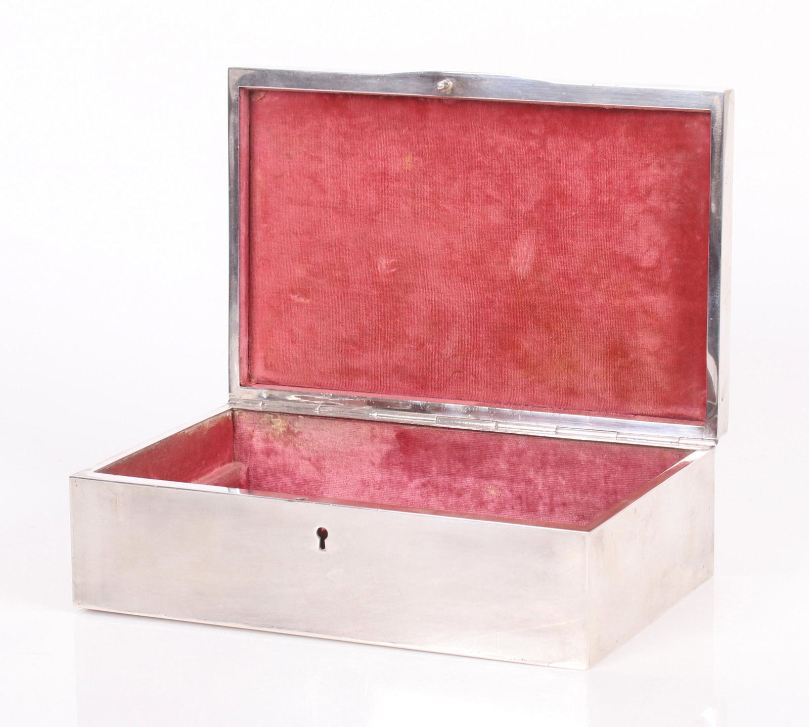 A Large Tiffany and Co. Sterling Jewelry Box (1 of 8)