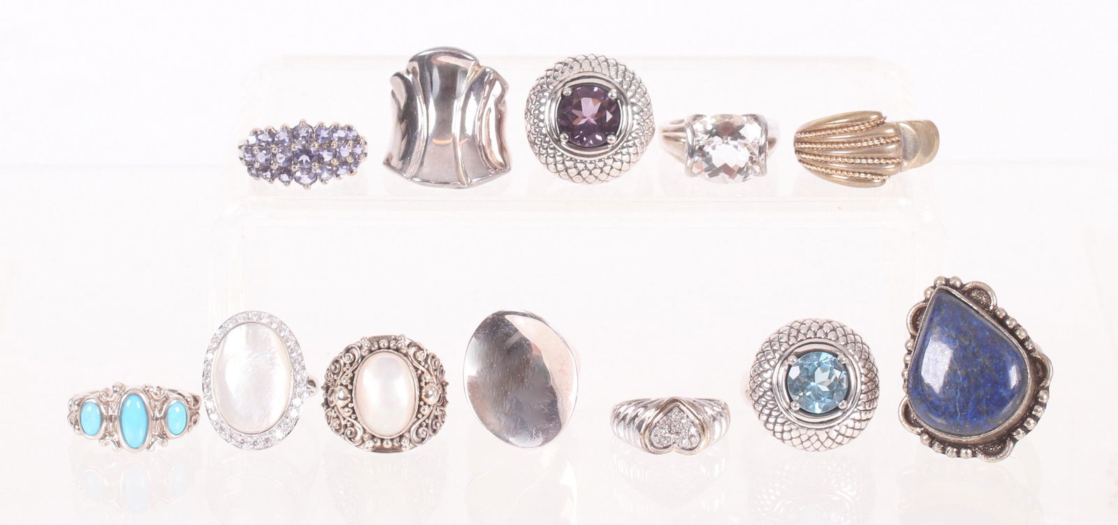 A Group of Sterling Rings (1 of 10)