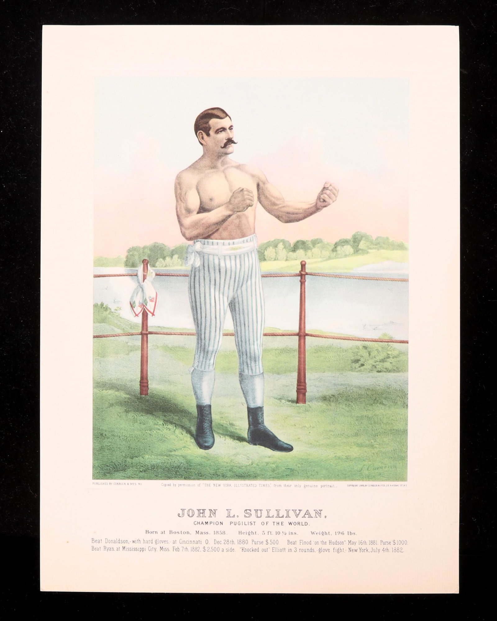 A Currier and Ives Print, John L. Sullivan (1 of 6)