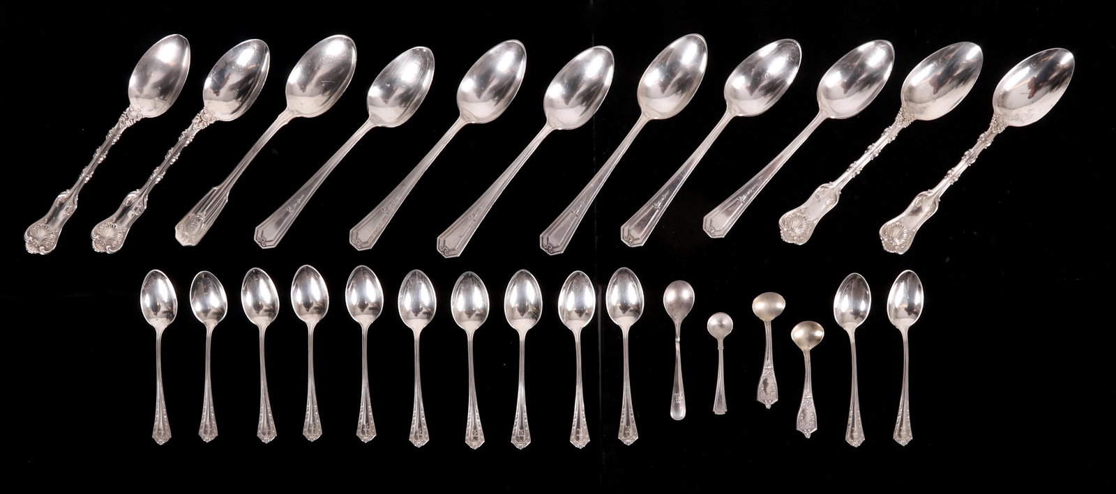 A Group of Sterling Silver Spoons (1 of 7)