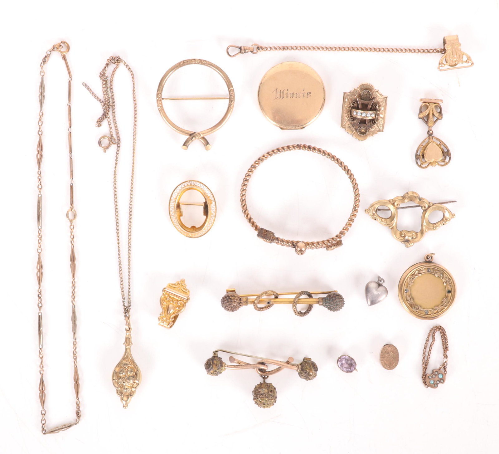 A Group of Antique Gold Filled Jewelry (1 of 11)