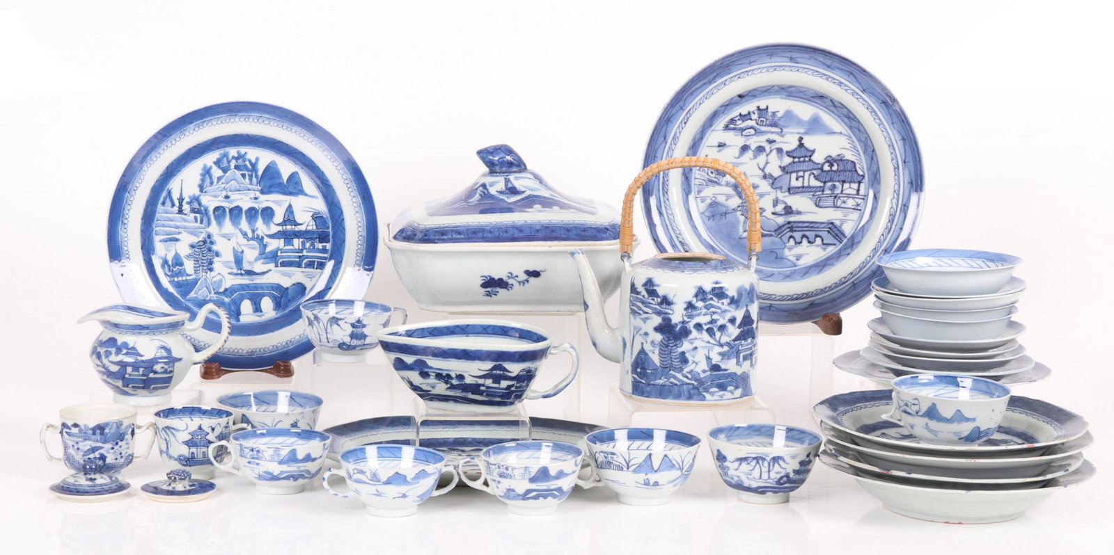 A Large Group of Chinese Canton Porcelain (1 of 13)