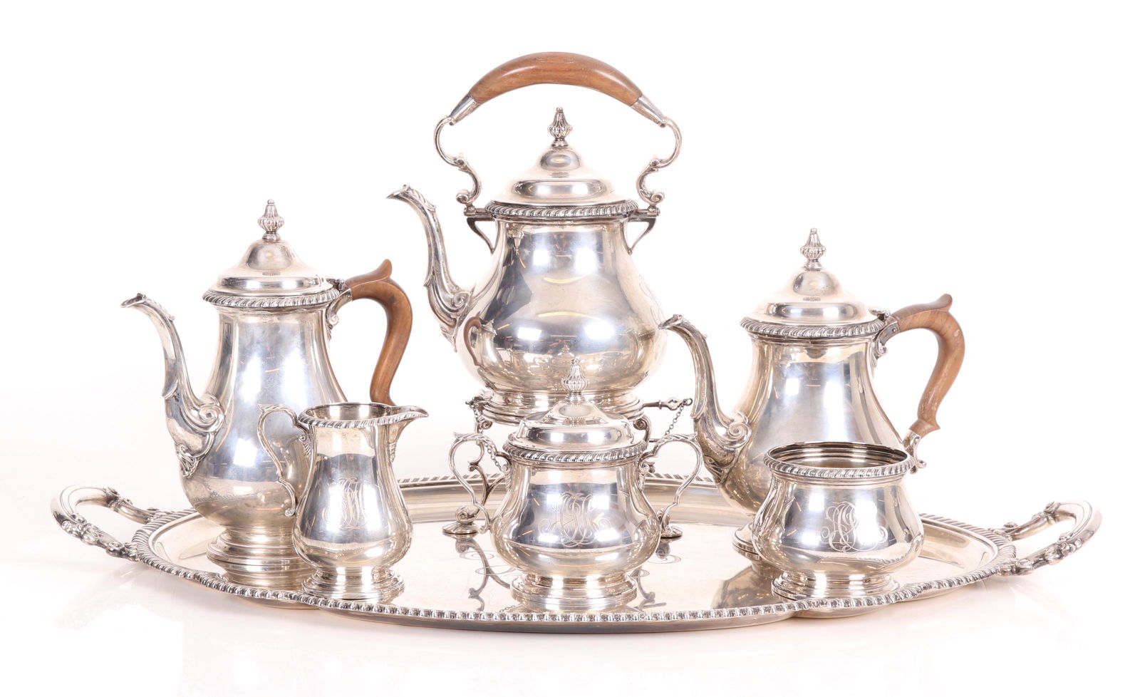 A Sterling Silver Tea Set by Gorham (1 of 13)