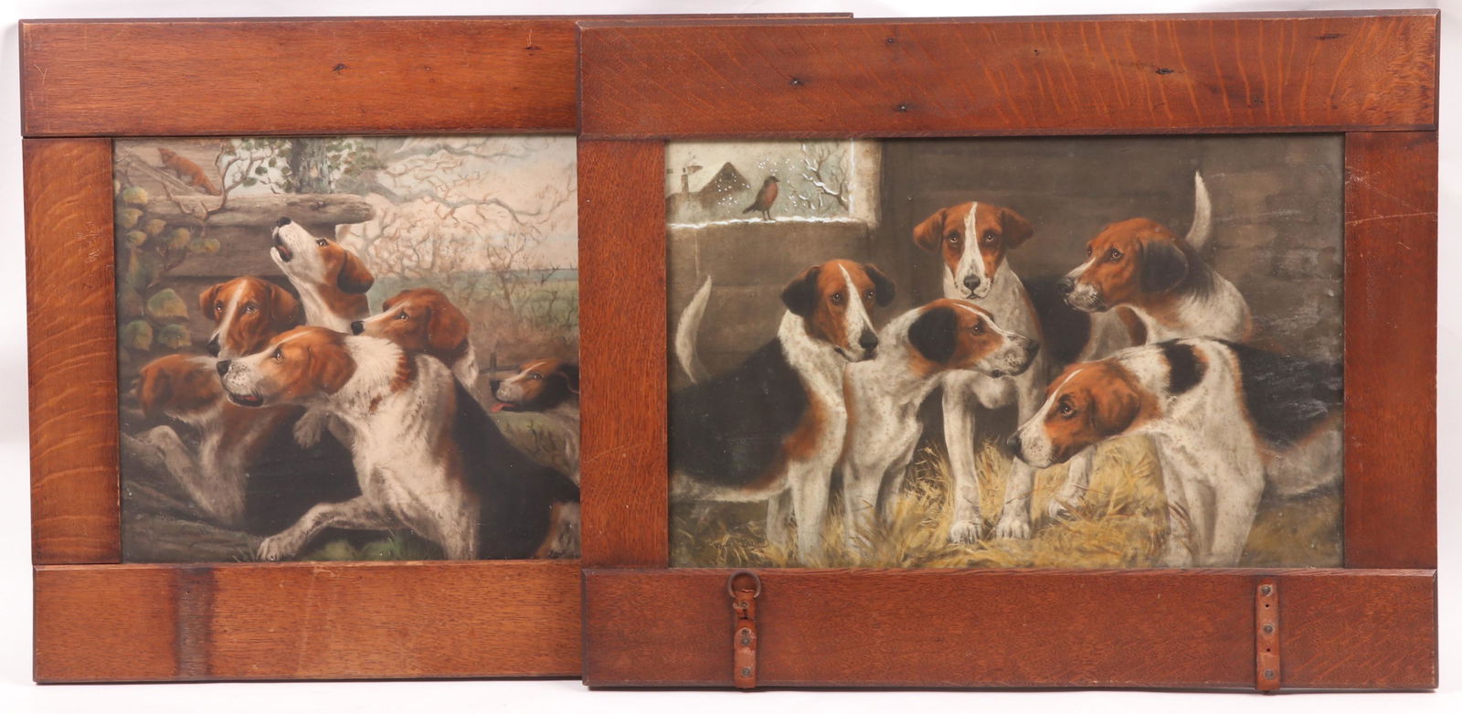 Two Works, Hunting Dogs Theme (1 of 12)