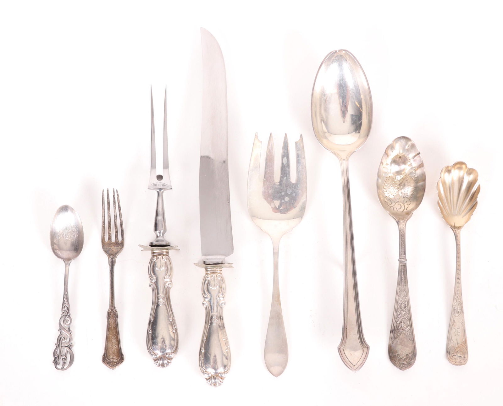 Eight Pieces of Silver Flatware (1 of 9)
