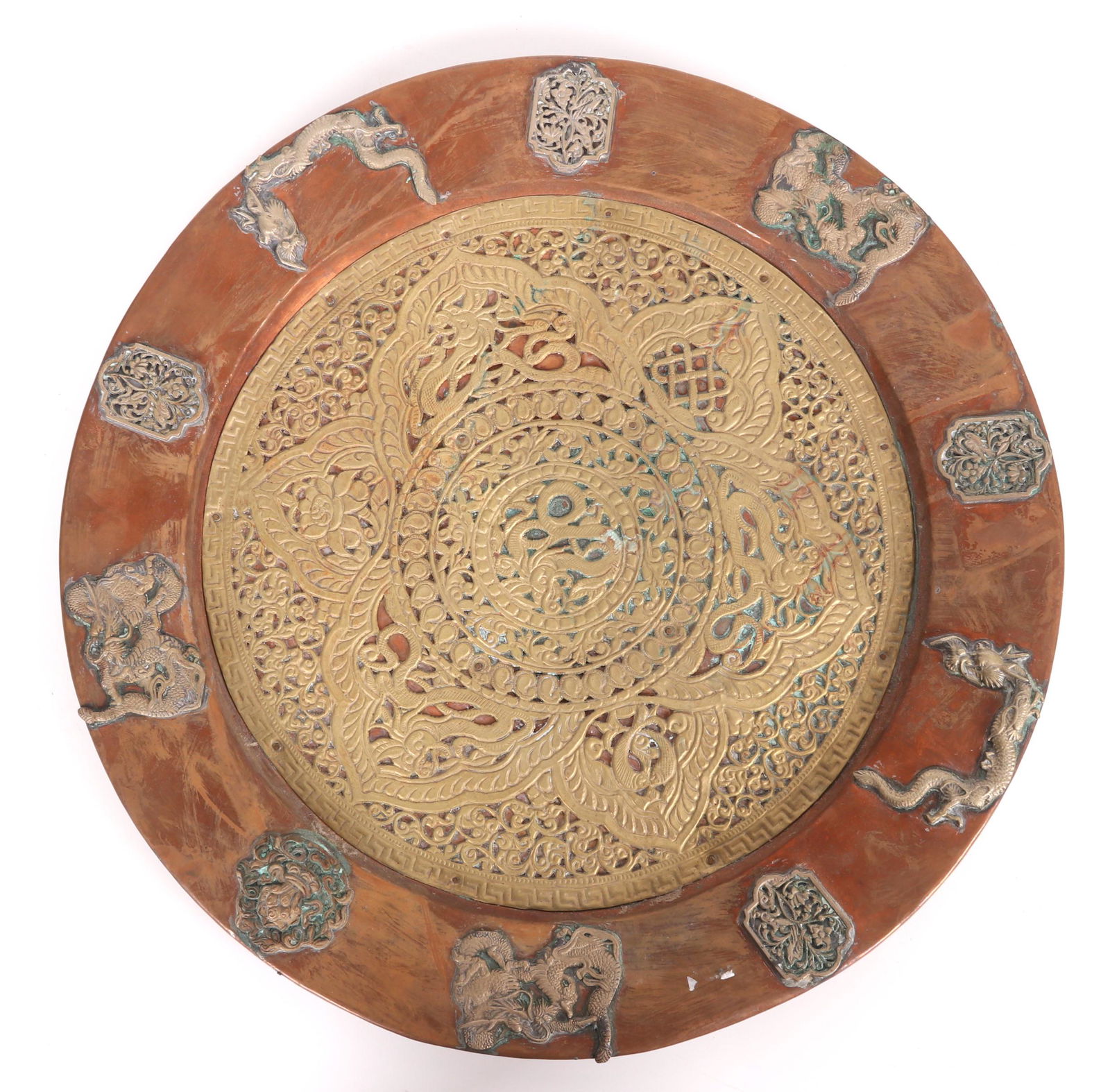 A Tibetan Copper Charger (1 of 6)