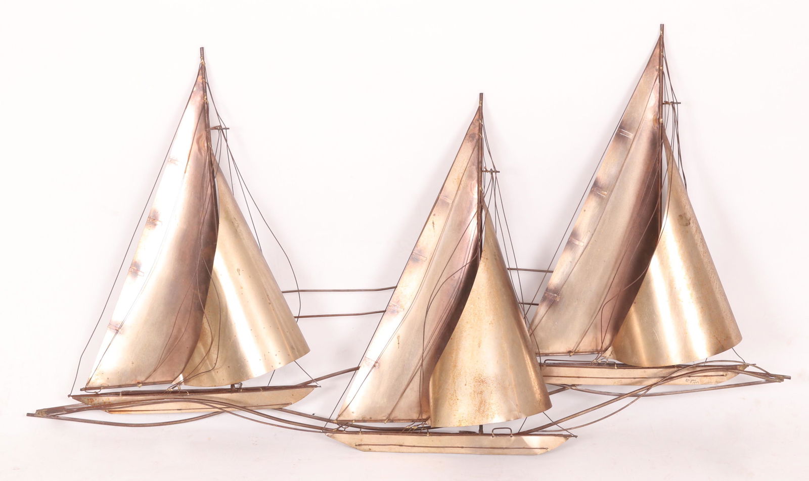 A Mid Century Modern Metal Wall Hanging (1 of 7)