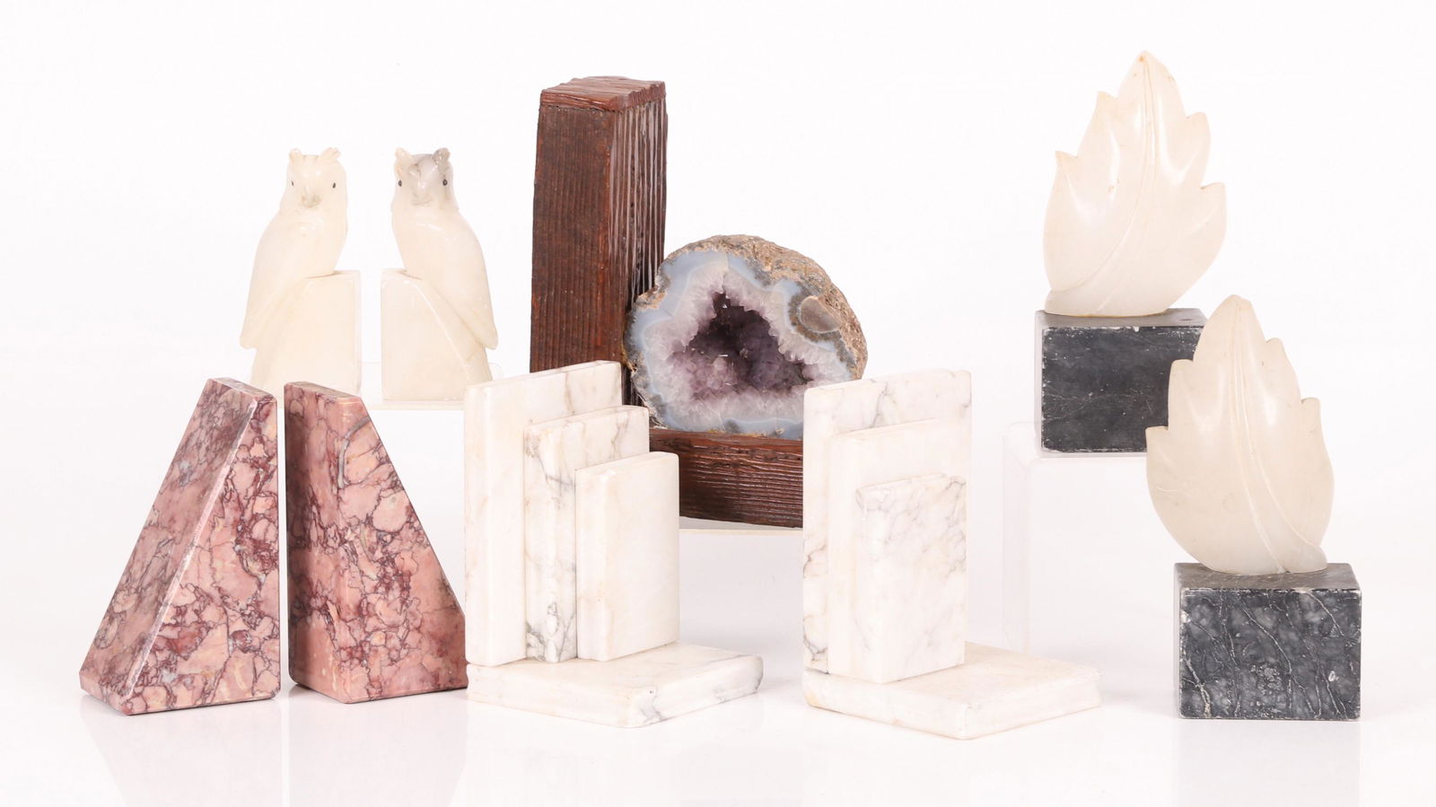 A Group of Italian Alabaster and Marble (1 of 12)