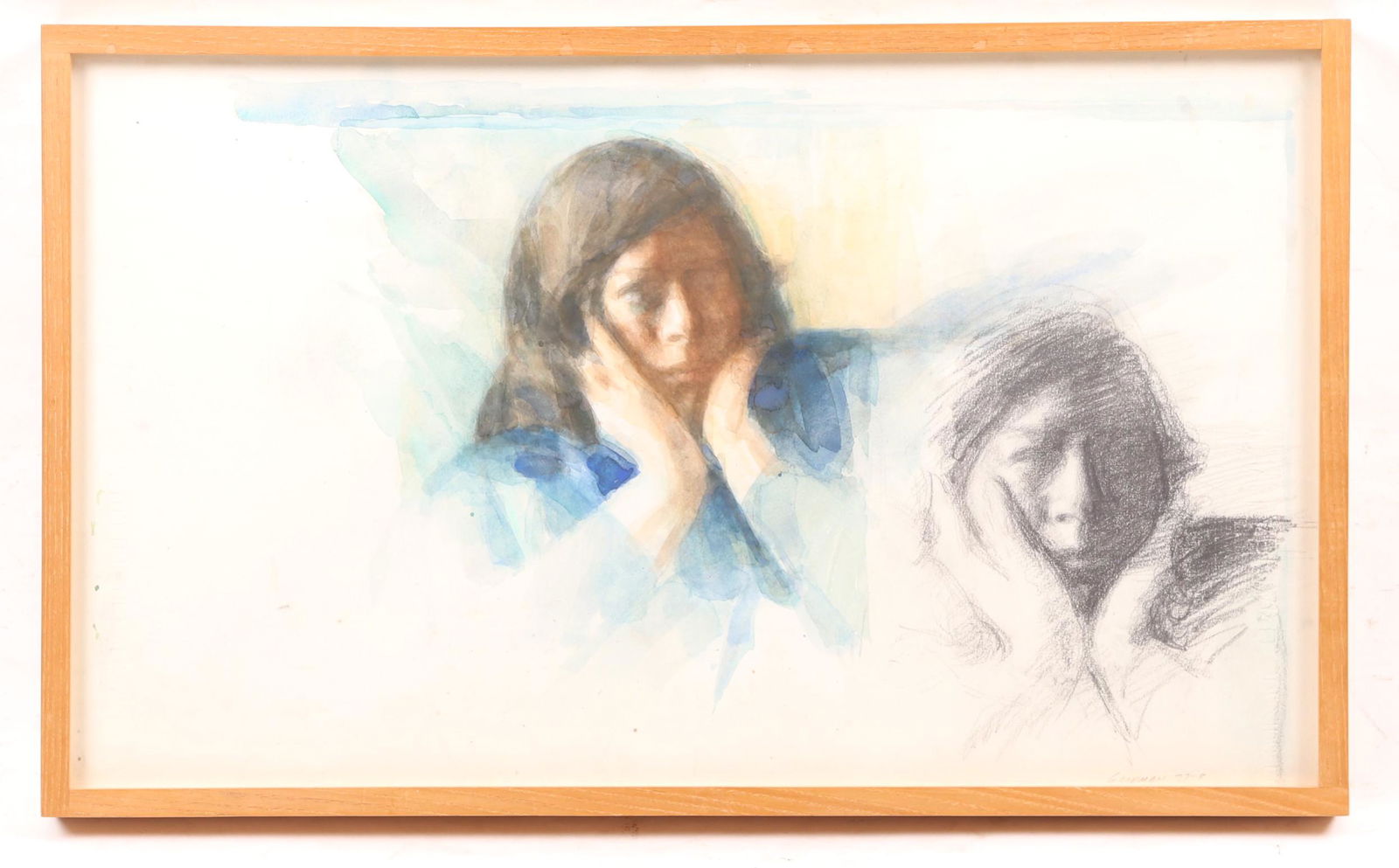 Sidney Goodman (1936 - 2013) Watercolor and Pencil (1 of 6)