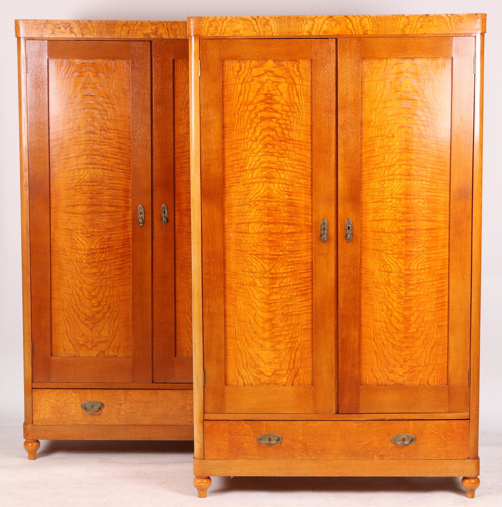 A Pair of Armoires circa 1900 (1 of 8)