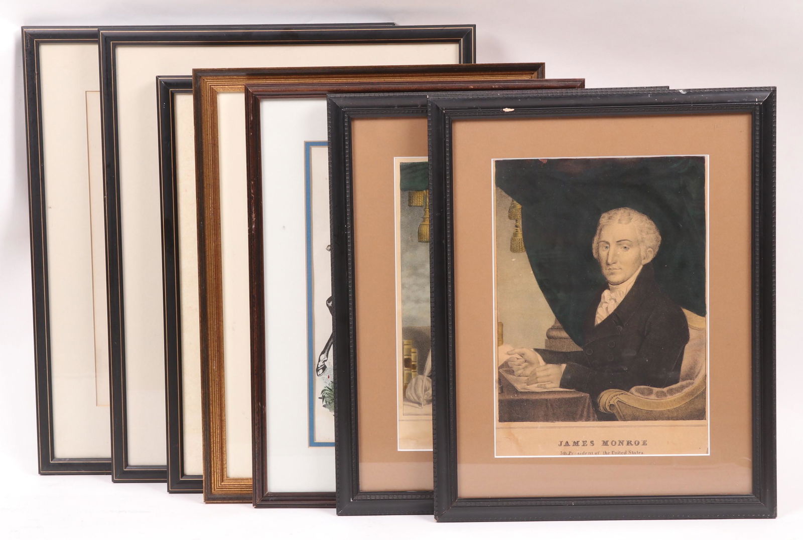 A Group of 19th Century Prints, U.S. Presidents (1 of 15)