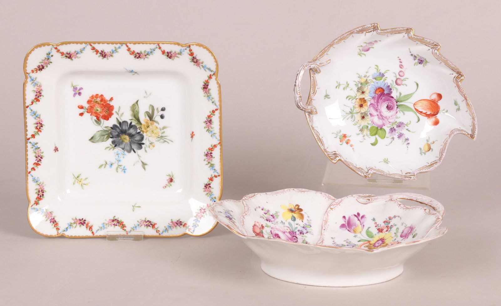 Three Pieces of Porcelain Including Meissen (1 of 11)