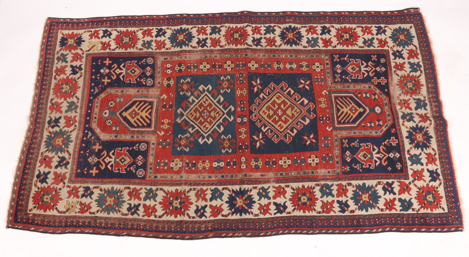A Caucasian Throw Rug, 19th Century (1 of 7)