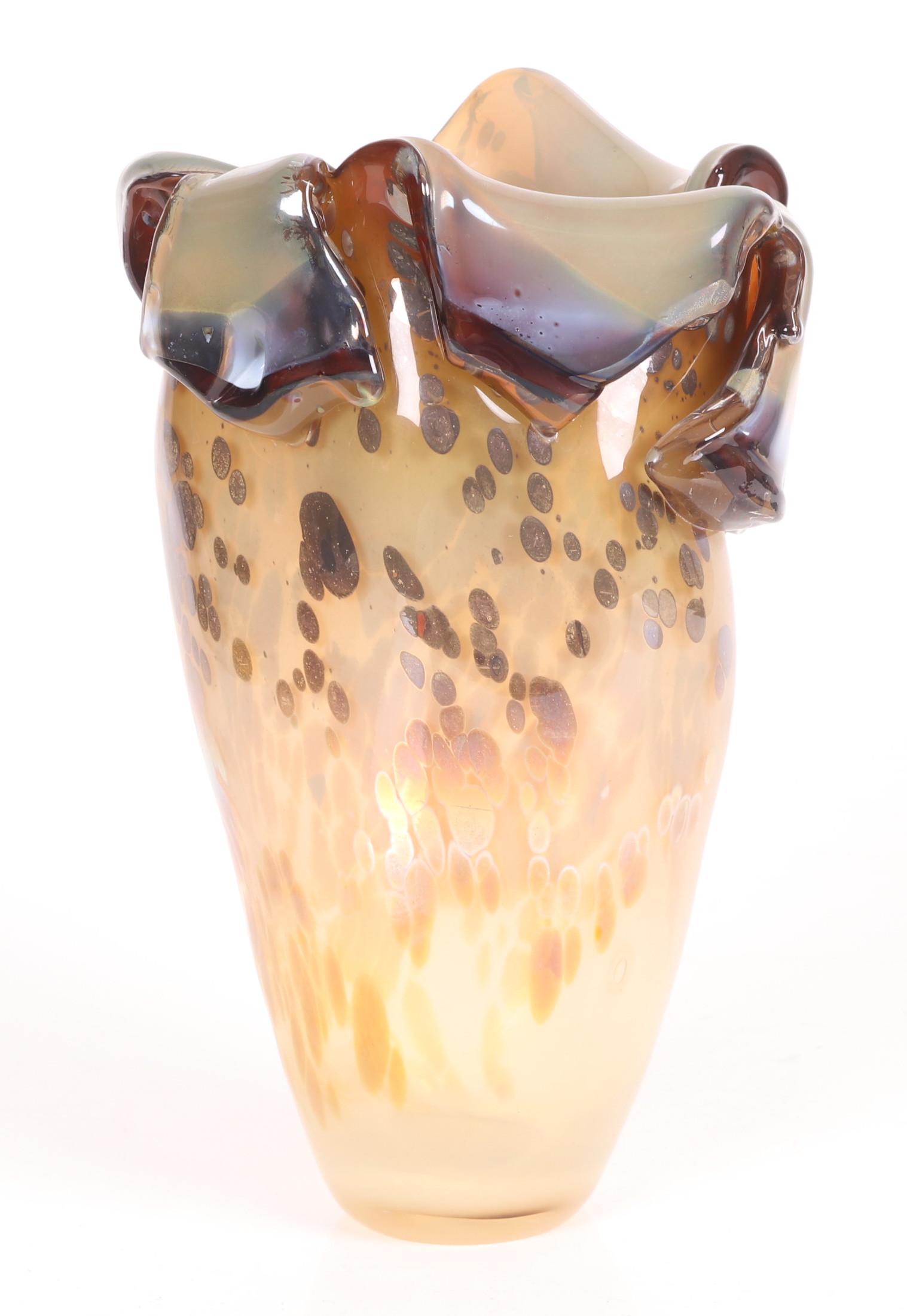 An Art Glass Vase by Roddy Capers (1 of 6)