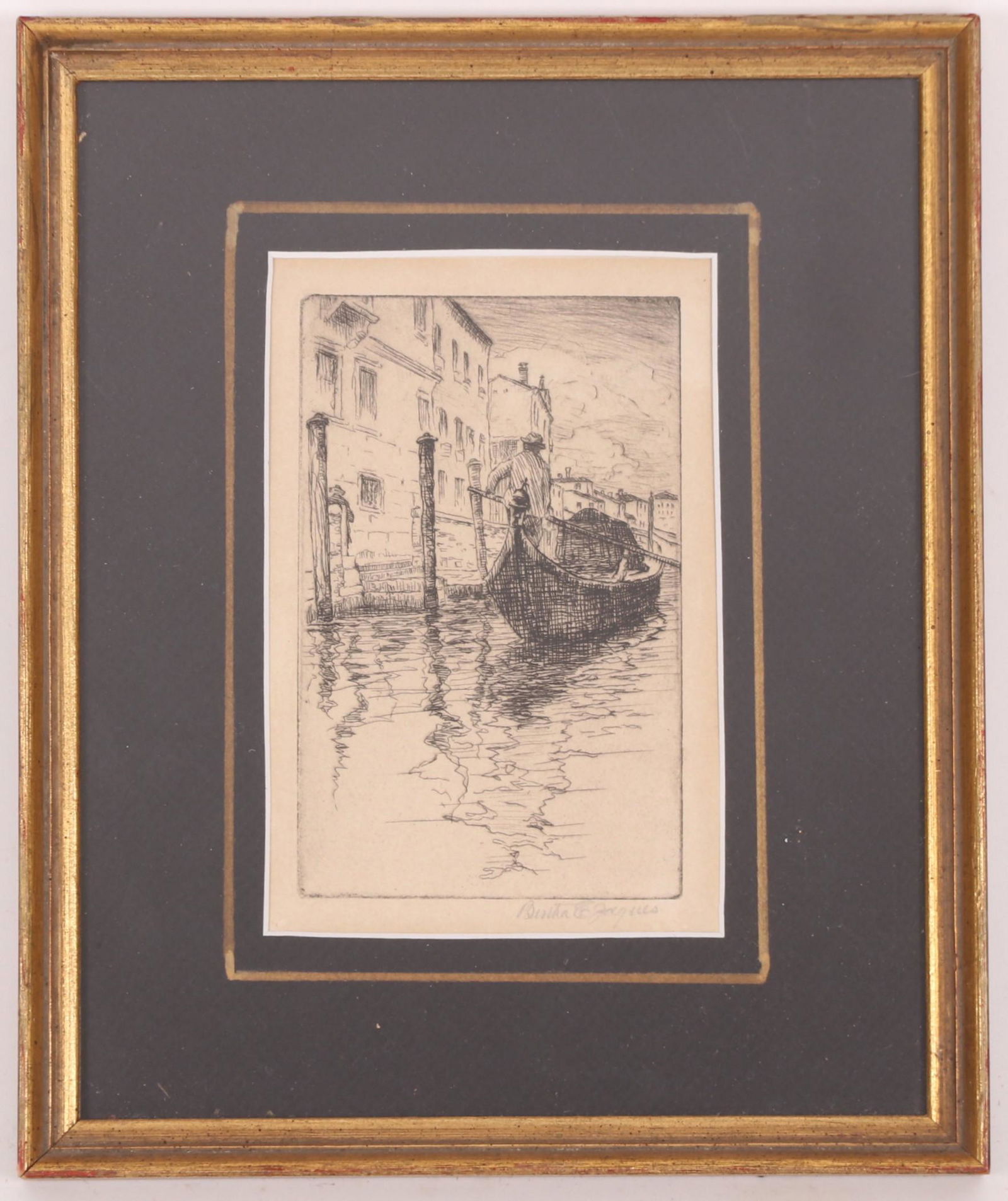 BERTHA JACQUES (1863-1941) Etching (1 of 5)