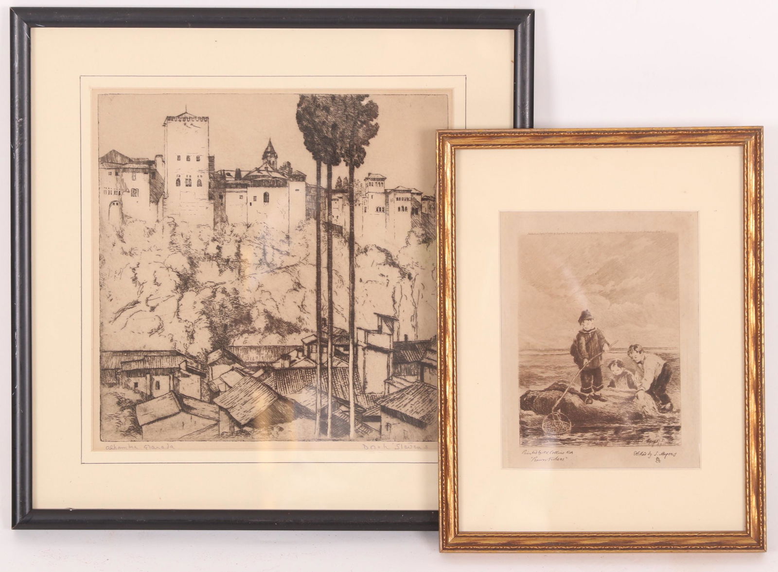 Two Etchings, Including Dorothy Stevens (1 of 9)