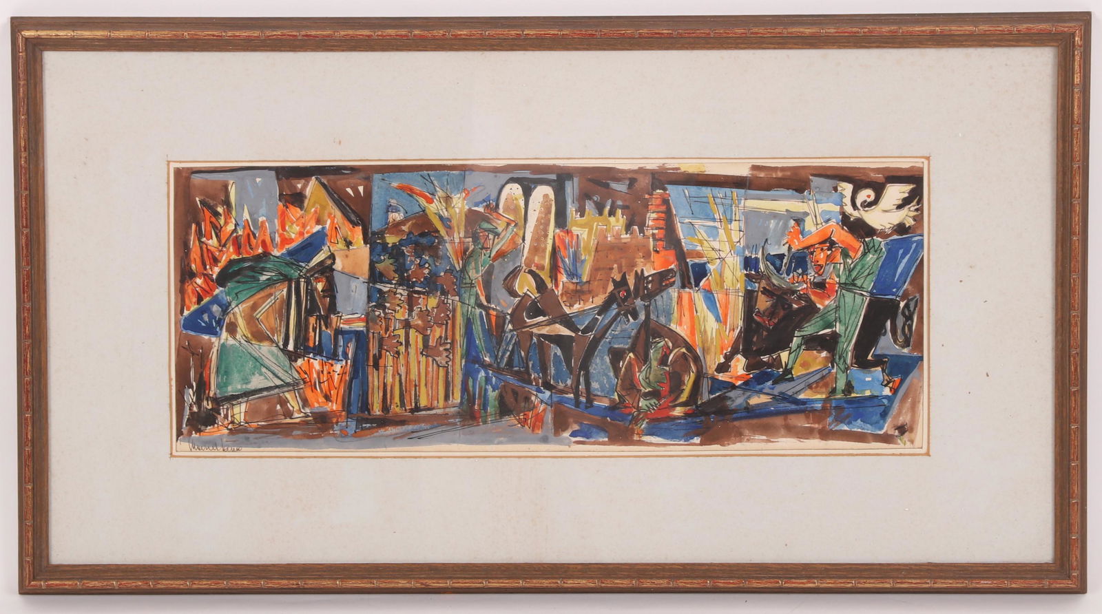 Marcel Janco (1895 - 1984) Watercolor (1 of 7)