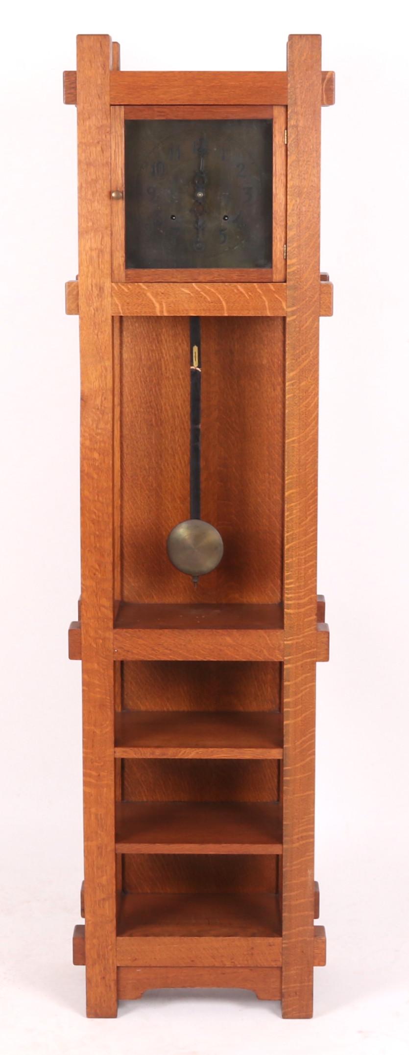 An Arts and Crafts Period Tall Case Clock (1 of 10)