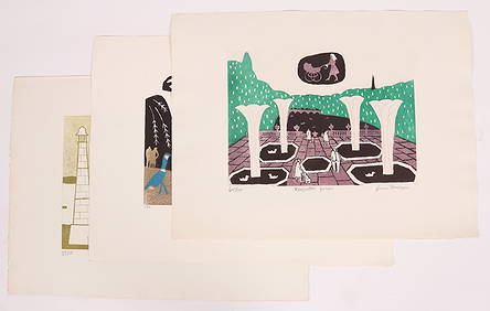 Julian Trevelyan (1910 - 1989) Three Etchings (1 of 9)