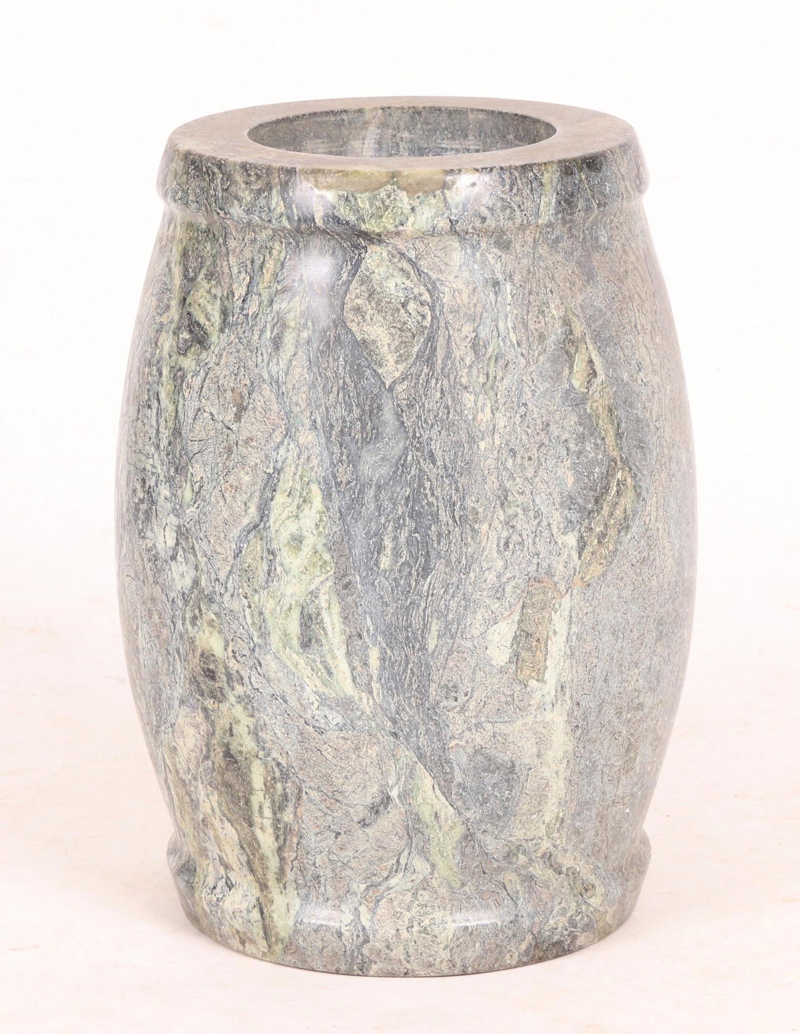 A Large Turned Marble Jar (1 of 5)