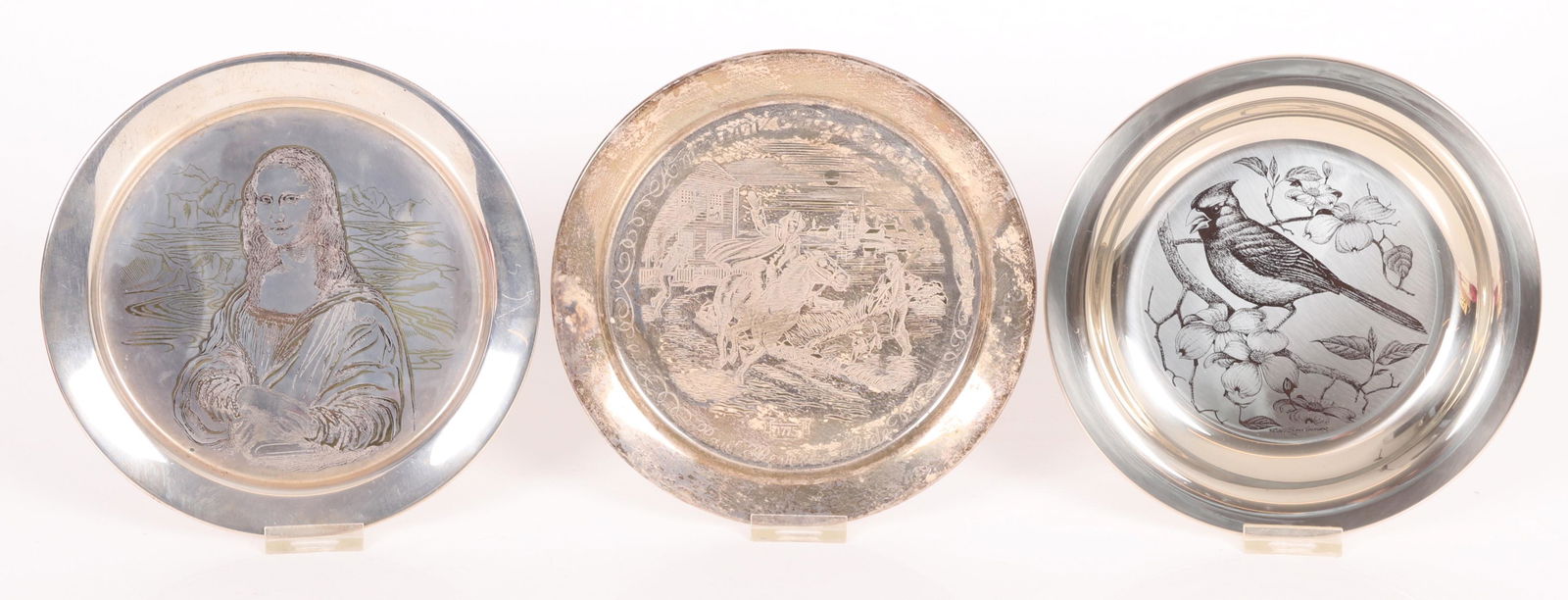 Three Sterling Danbury Mint Plates (1 of 13)