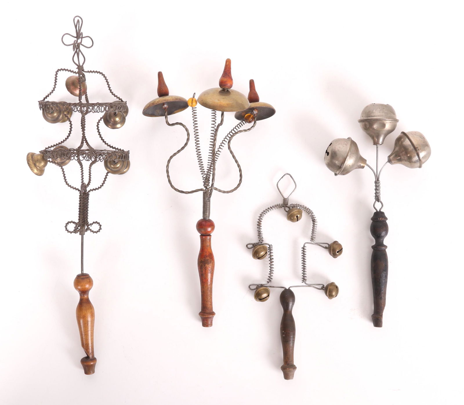 Four Victorian Wire Rattles (1 of 9)