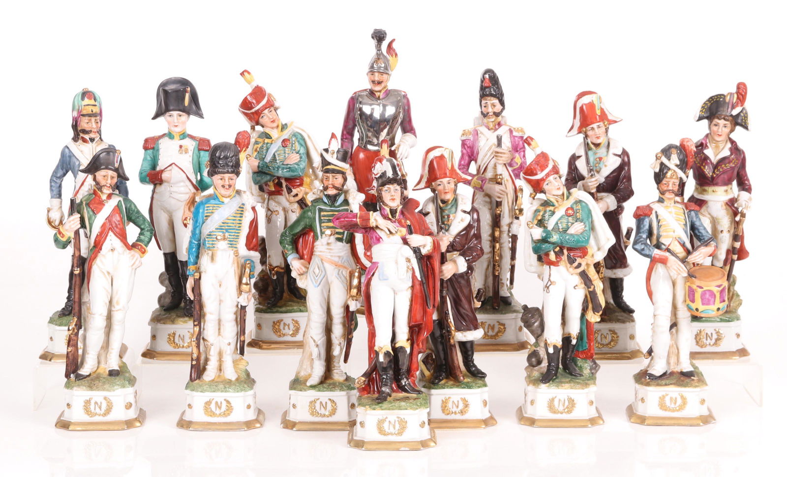 14 Capodimonte Military Figures, Napoleonic War (1 of 14)