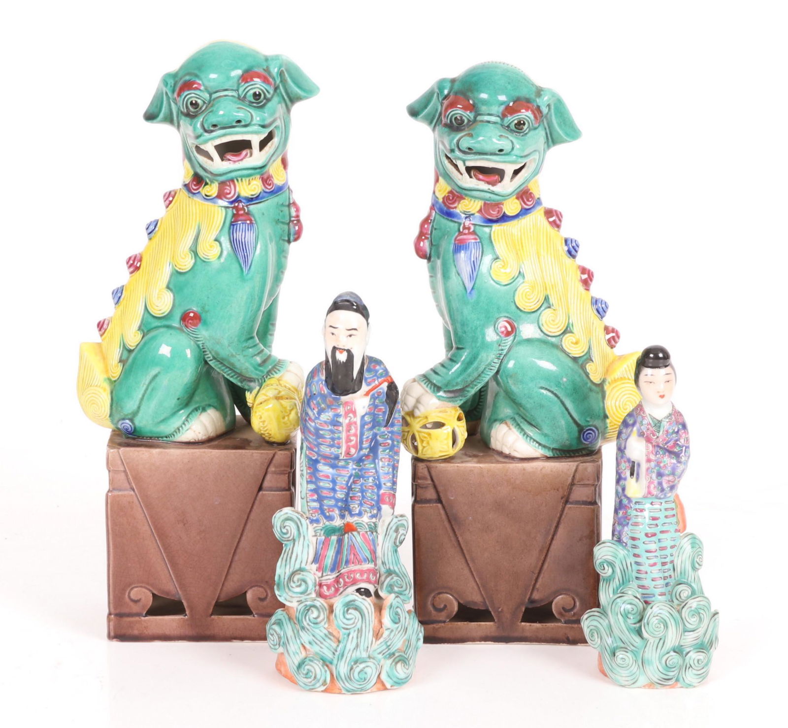 Early 20th Century Chinese Porcelain FIgures (1 of 11)