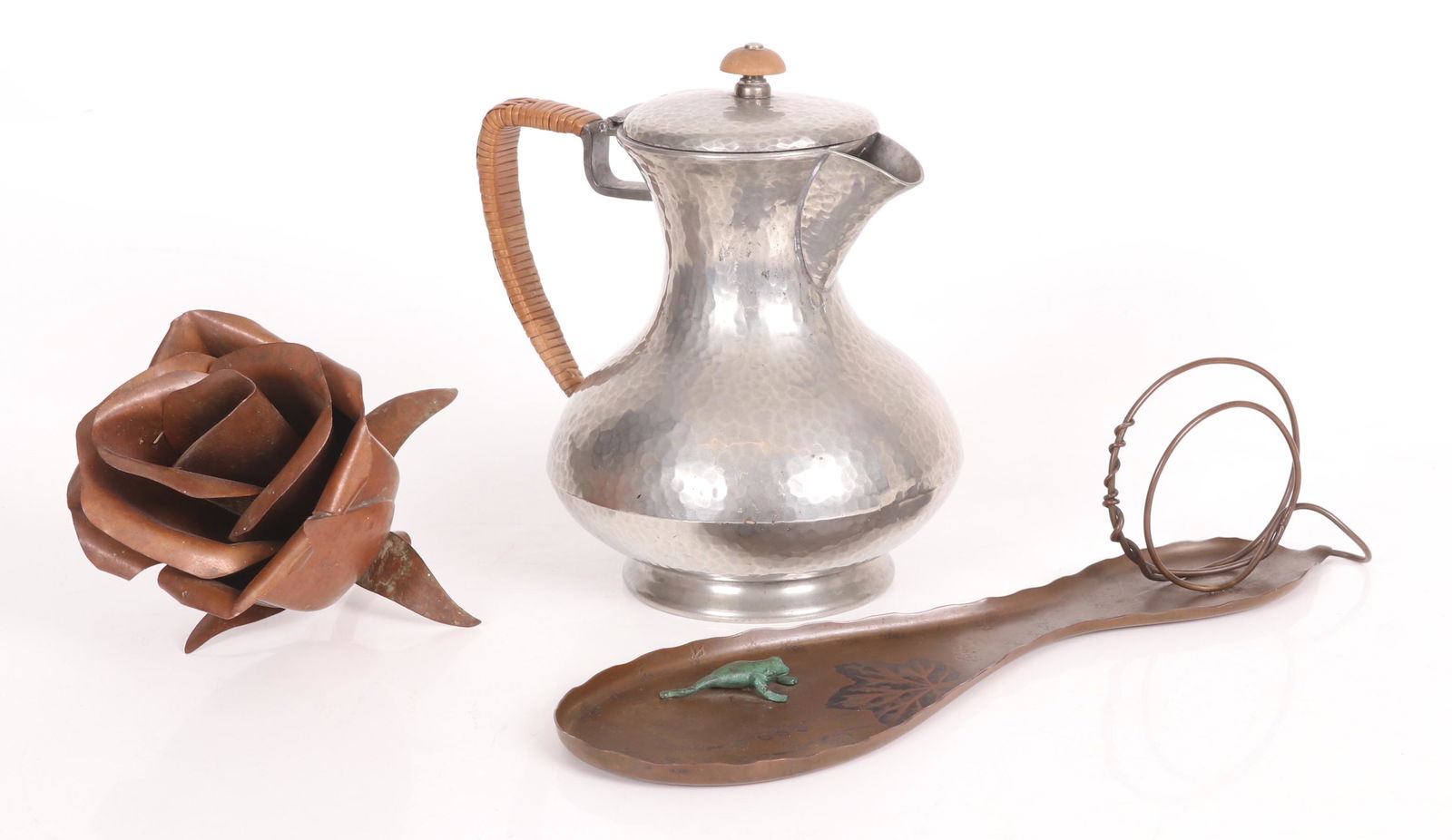 Three Arts & Crafts Metal Objects (1 of 11)