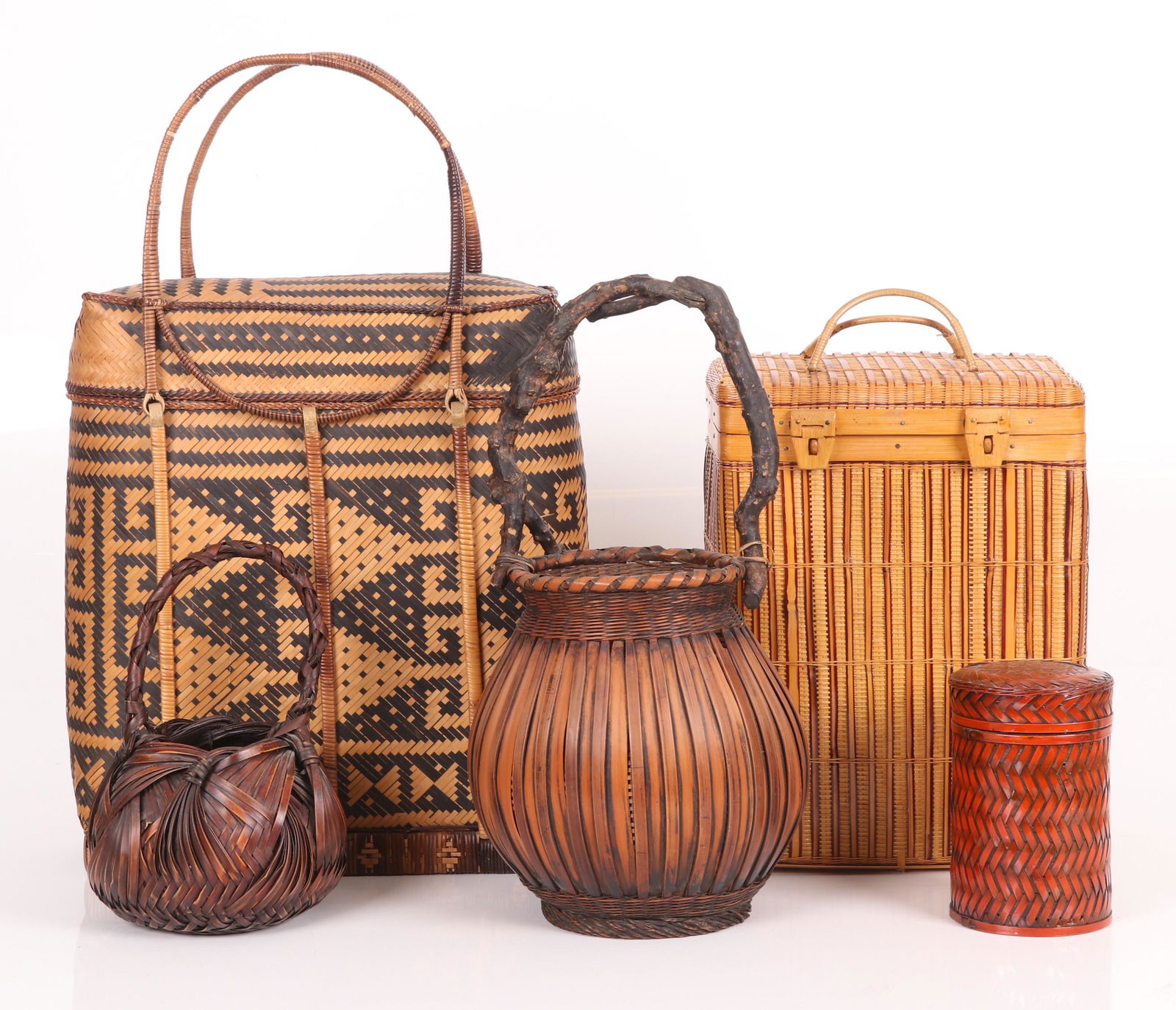 Five Asian Baskets, Including Ikebana (1 of 14)