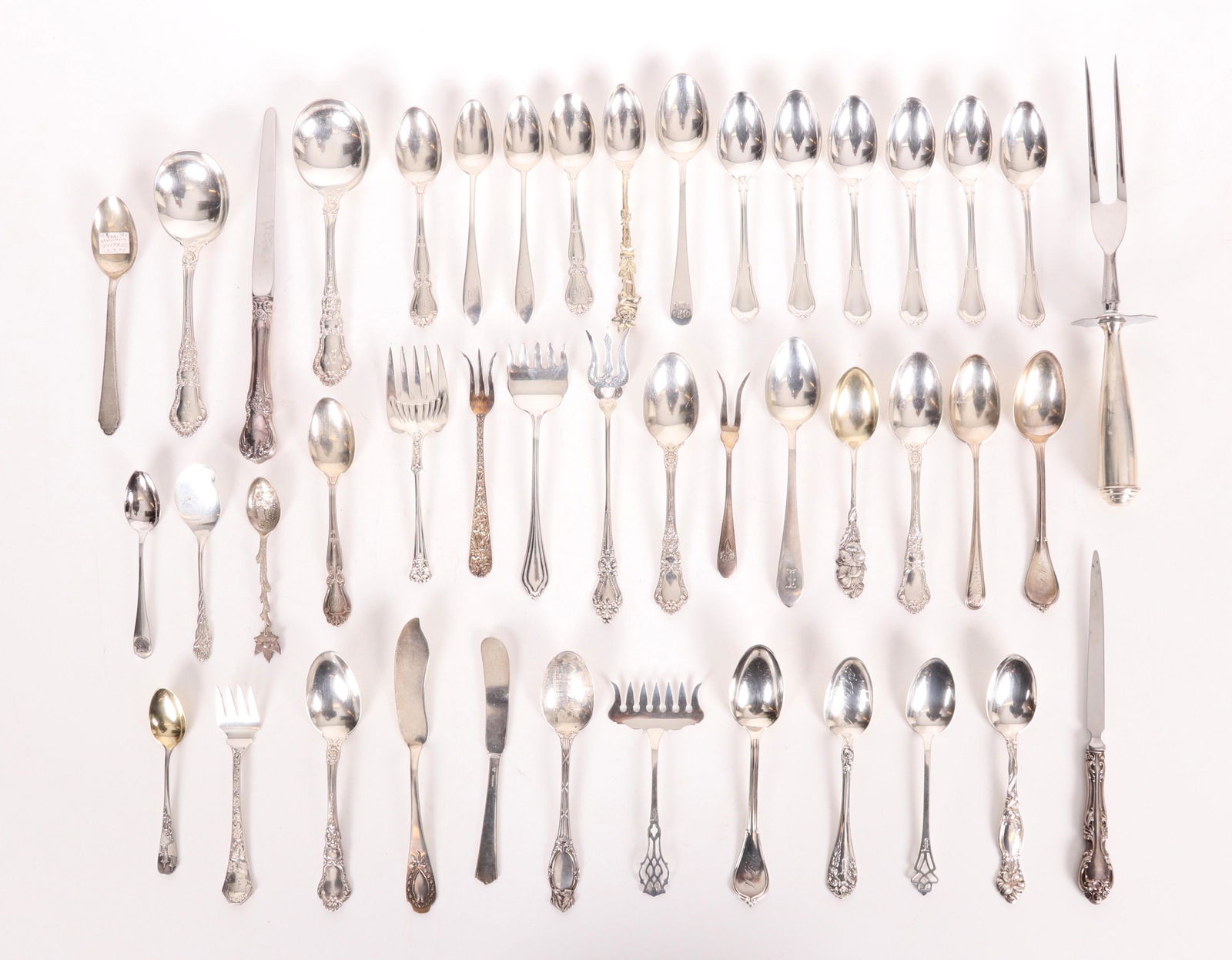 A Large Group of Sterling Silver Flatware (1 of 11)