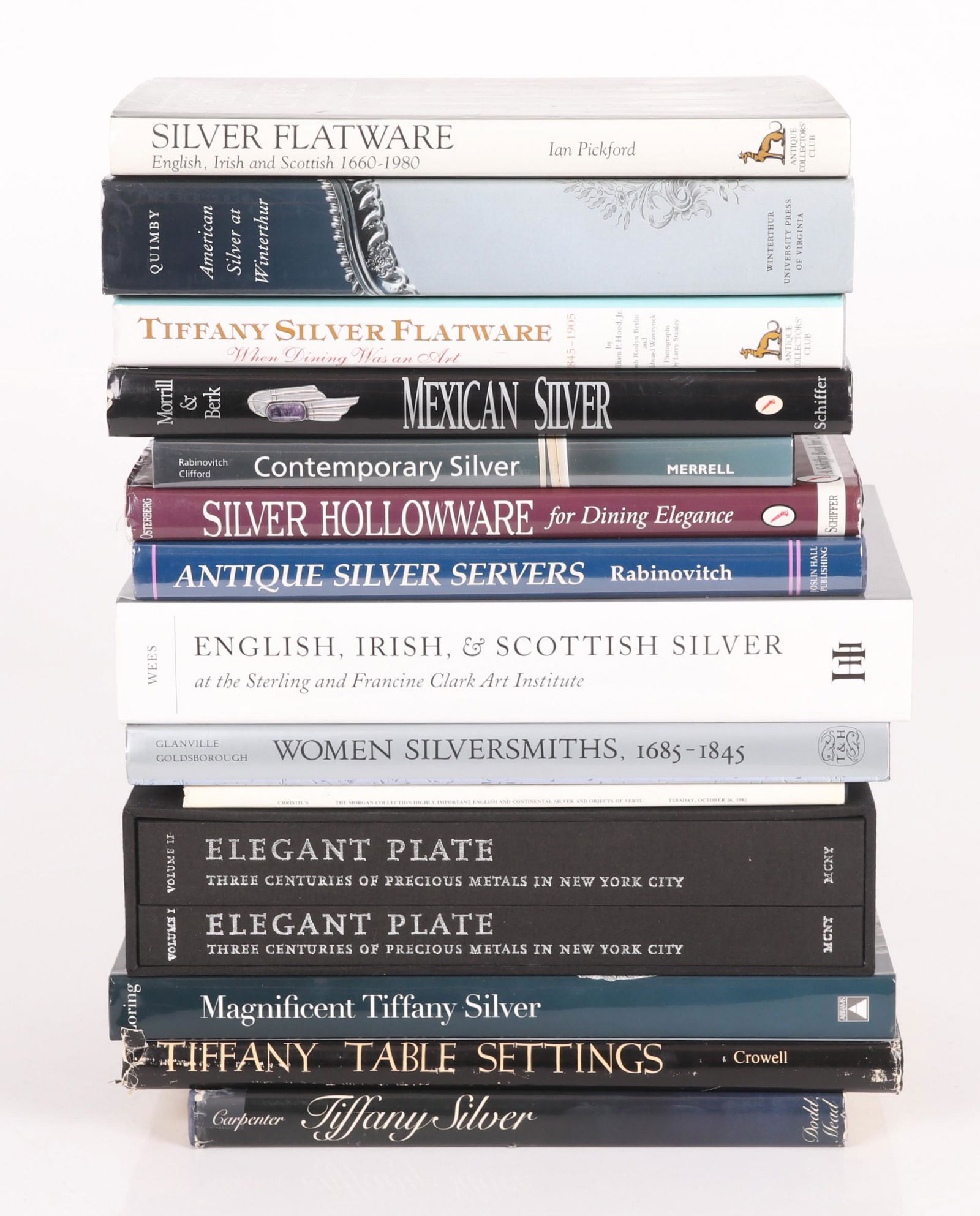 Fourteen Volumes of Silver Reference Books (1 of 8)