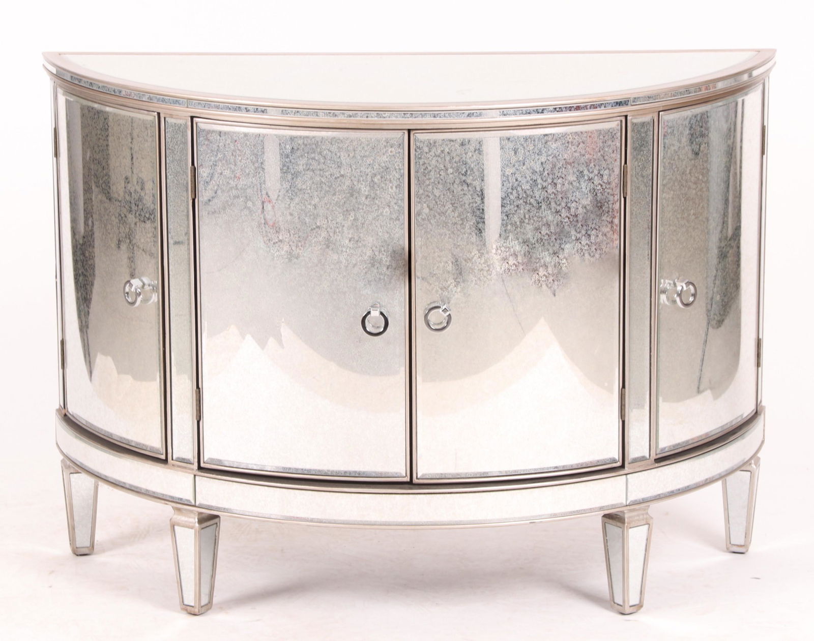 A Mirrored Demilune Console (1 of 9)