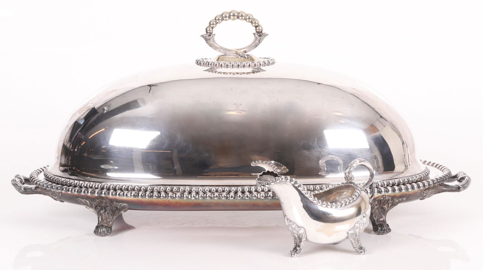 A Dixon and Sons Sheffield Warming Tray and Dome (1 of 14)