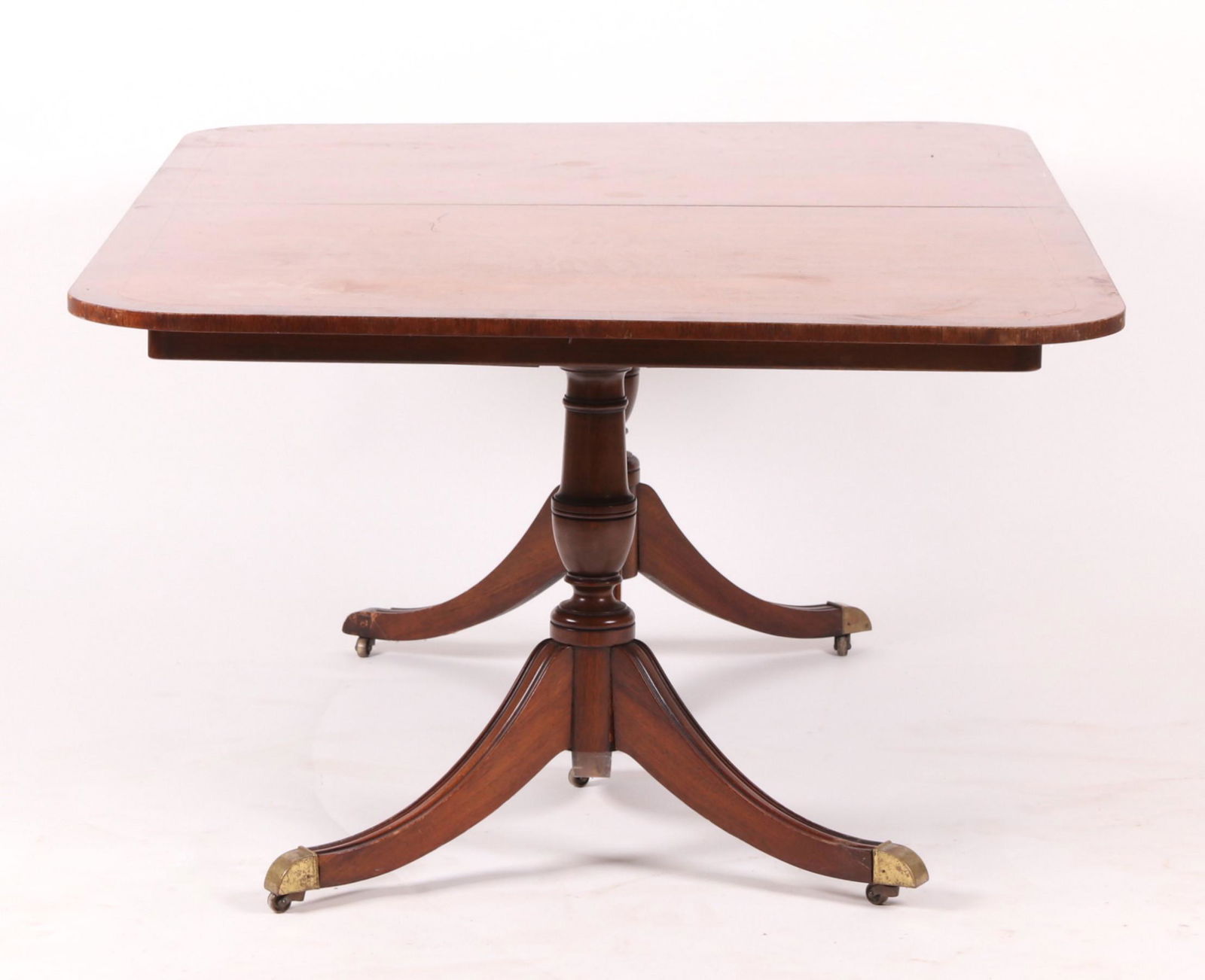 A Double Pedestal Mahogany Dining Table (1 of 10)