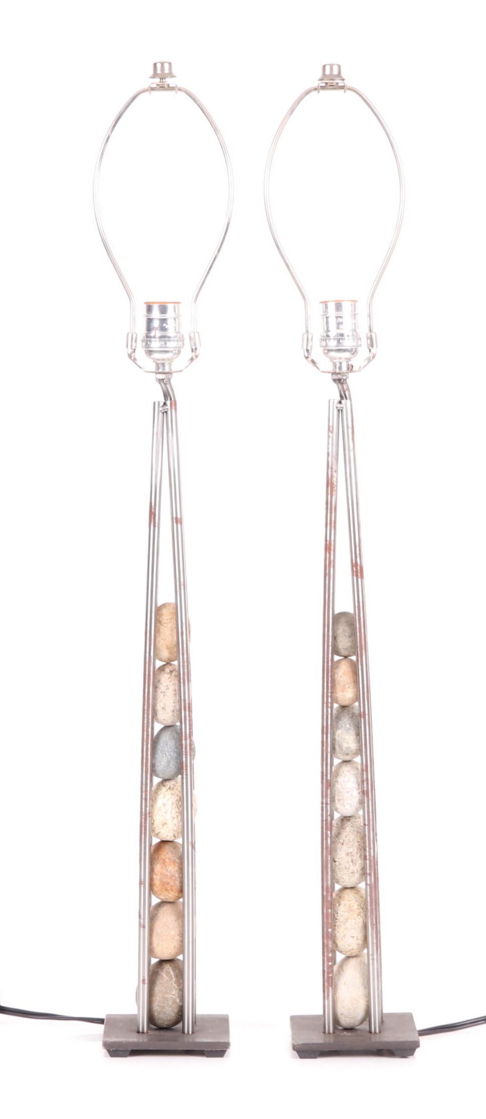 A Pair of Signed Modernist Lamps (1 of 7)