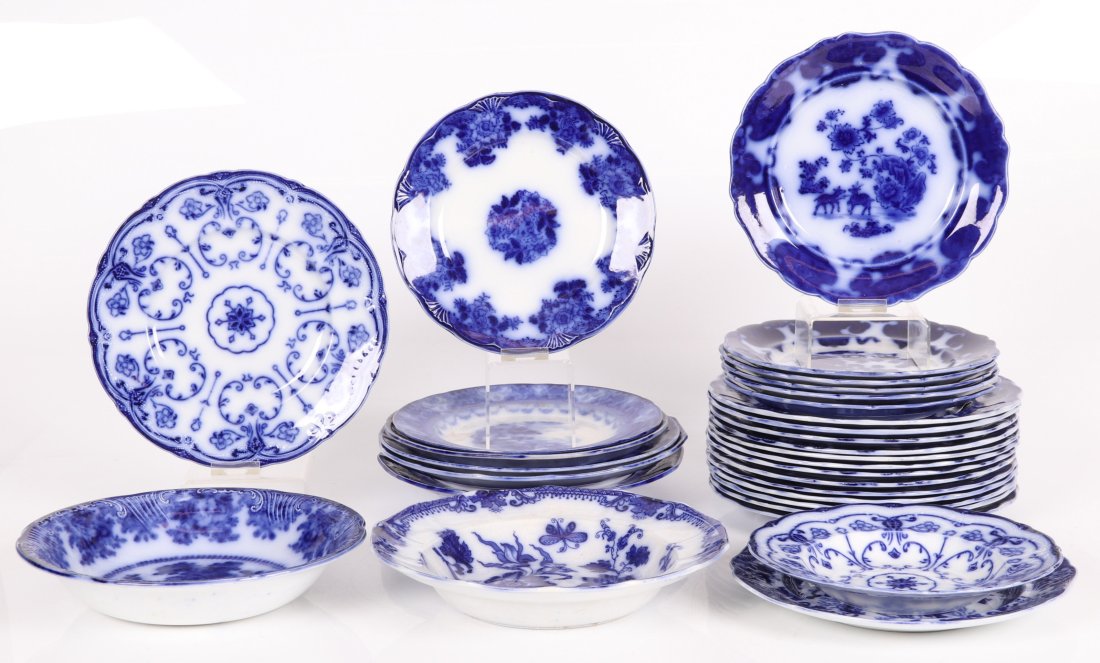 Flow Blue Porcelain, 19th Century (1 of 15)