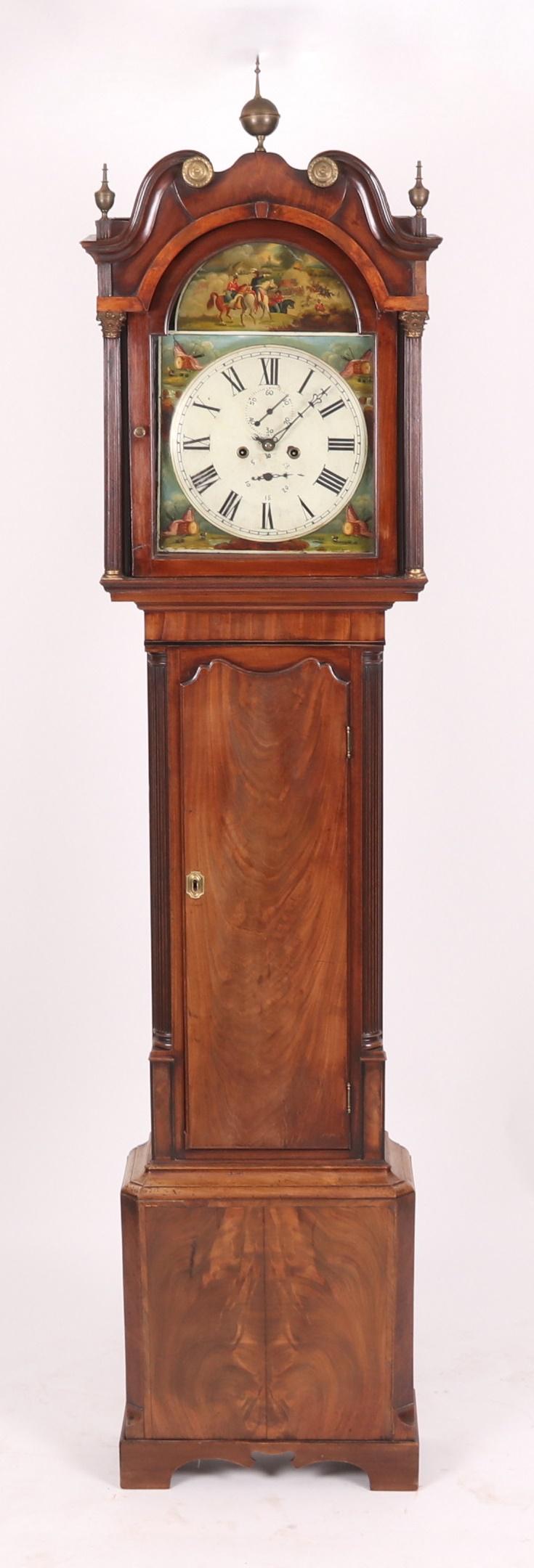 An English Mahogany Tall Case Clock (1 of 17)