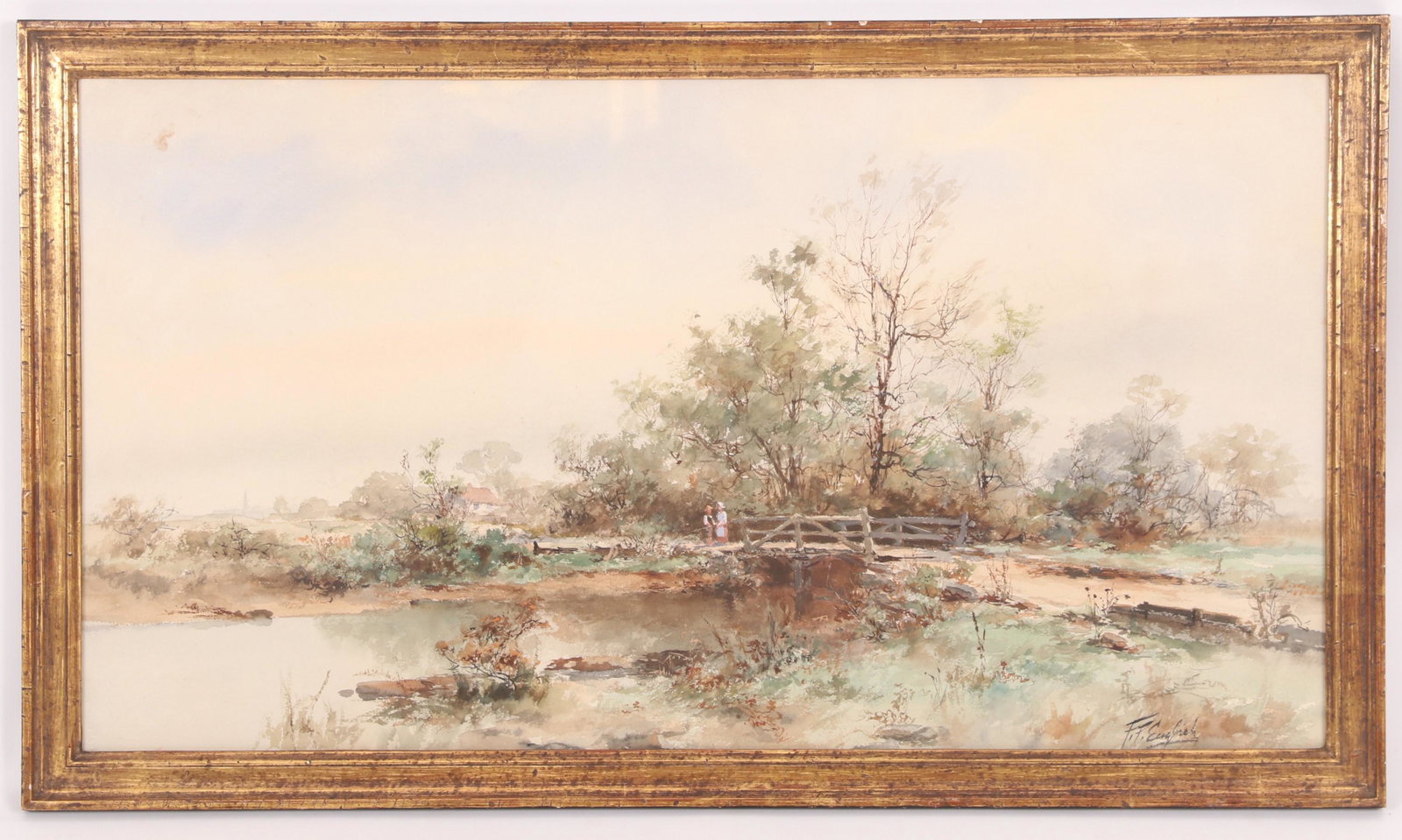 Frank F. English (1854 - 1922) Watercolor (1 of 8)