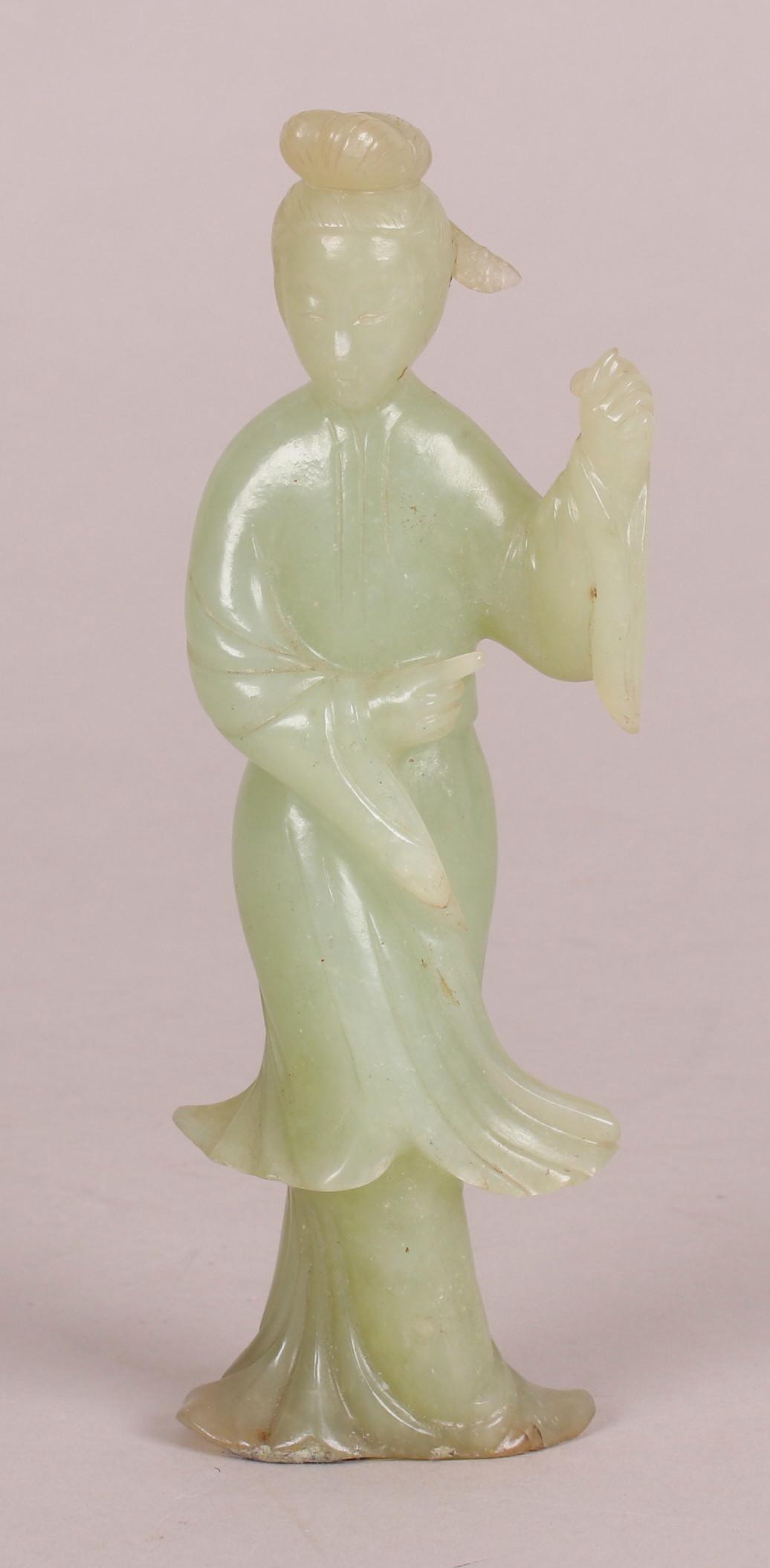 A Chinese Hardstone Guanyin Figure (1 of 7)