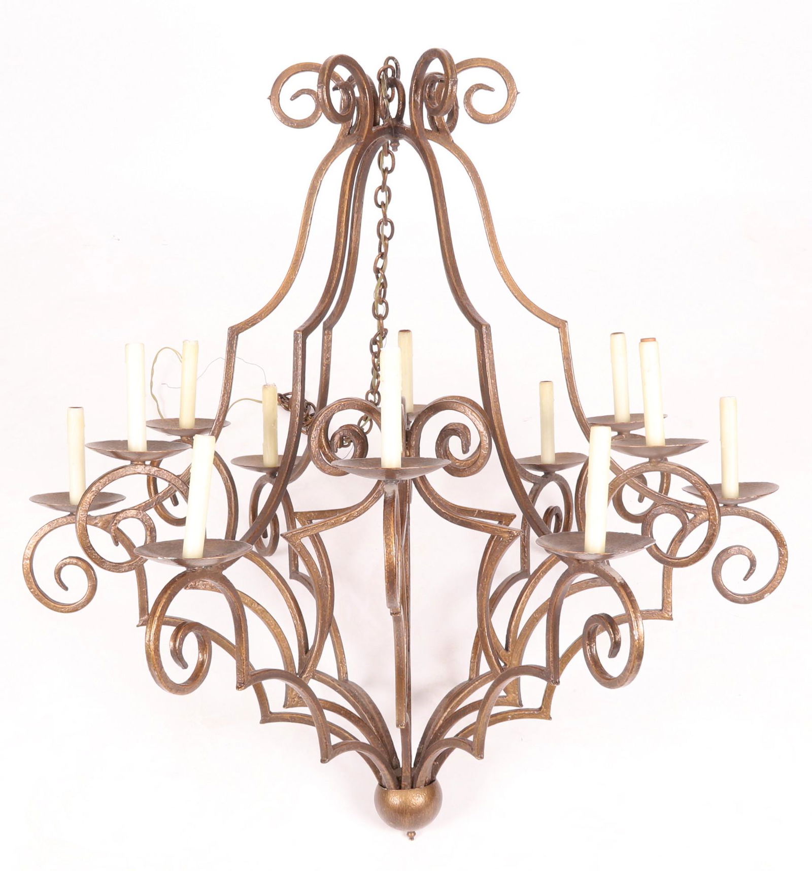 A Large Mid Century Chandelier (1 of 7)