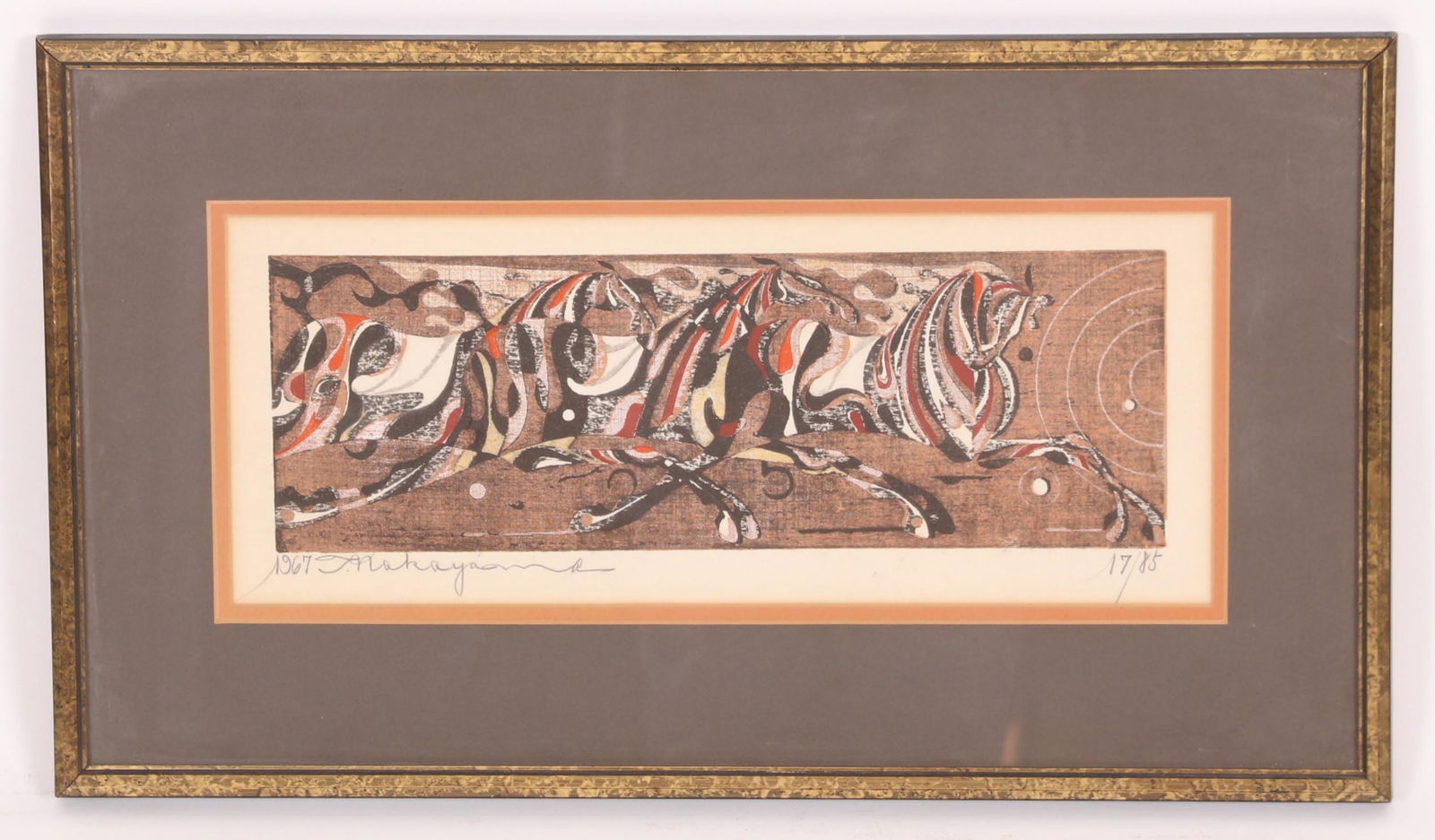 Tadashi Nakayama (Japanese, 1927–2014) Running Horses (1 of 5)