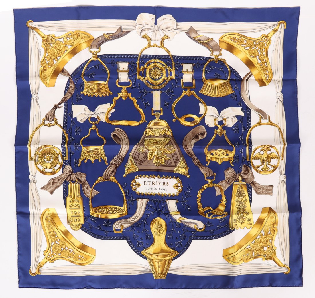 Hermes Etriers Silk Scarf (1 of 7)
