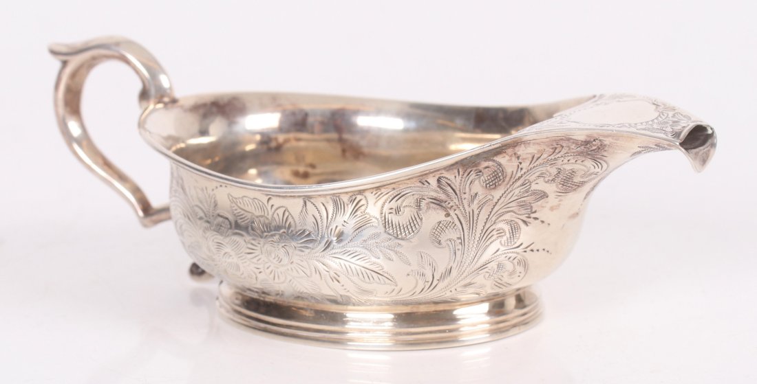 A Coin Silver Pap Boat Circa 1810 (1 of 8)