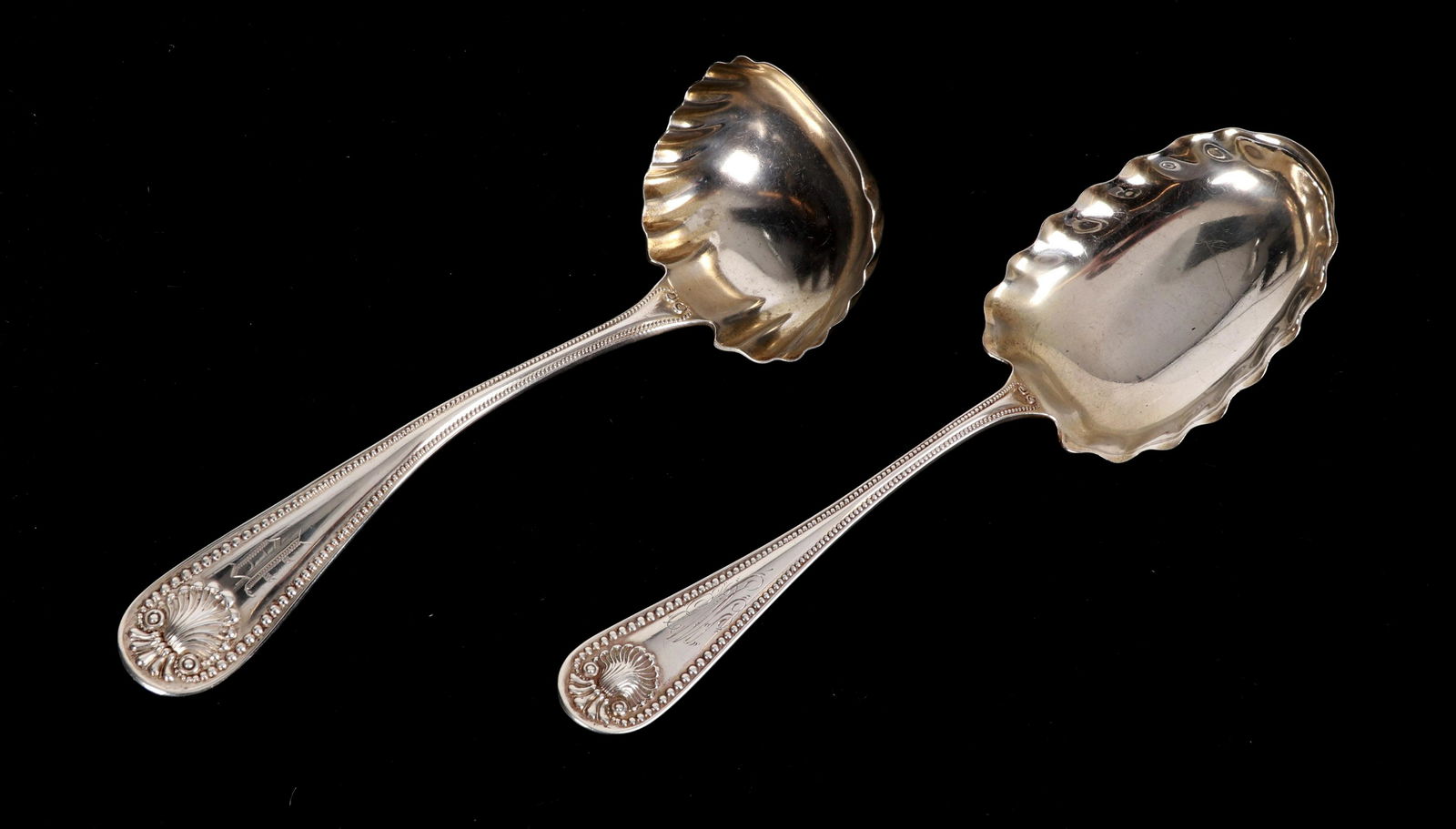 Two Sterling Silver Bead Pattern Utensils (1 of 4)