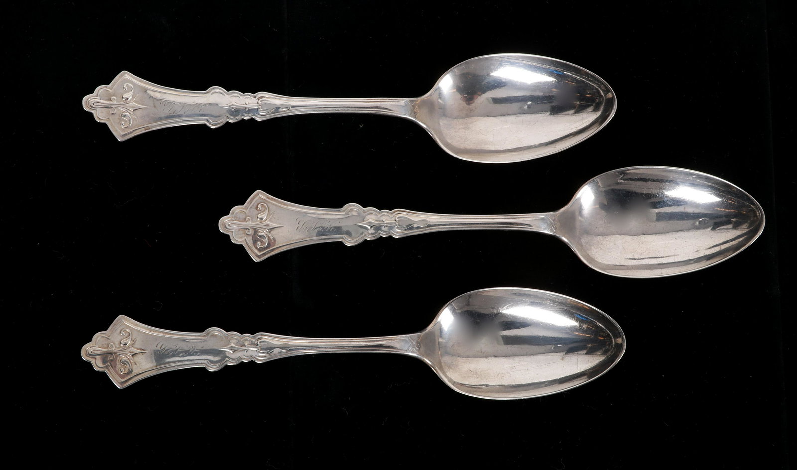 Three Sterling Silver Serving Spoons (1 of 4)