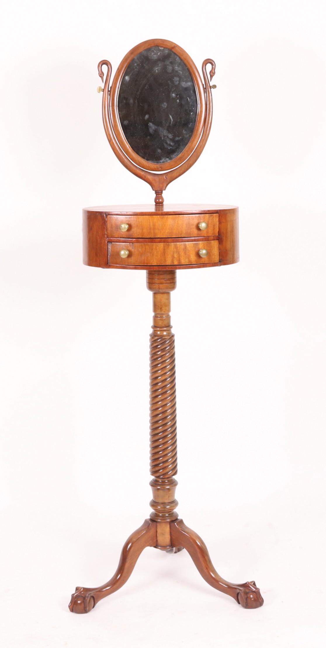 A Mahogany Shaving Stand c. 1900 (1 of 10)
