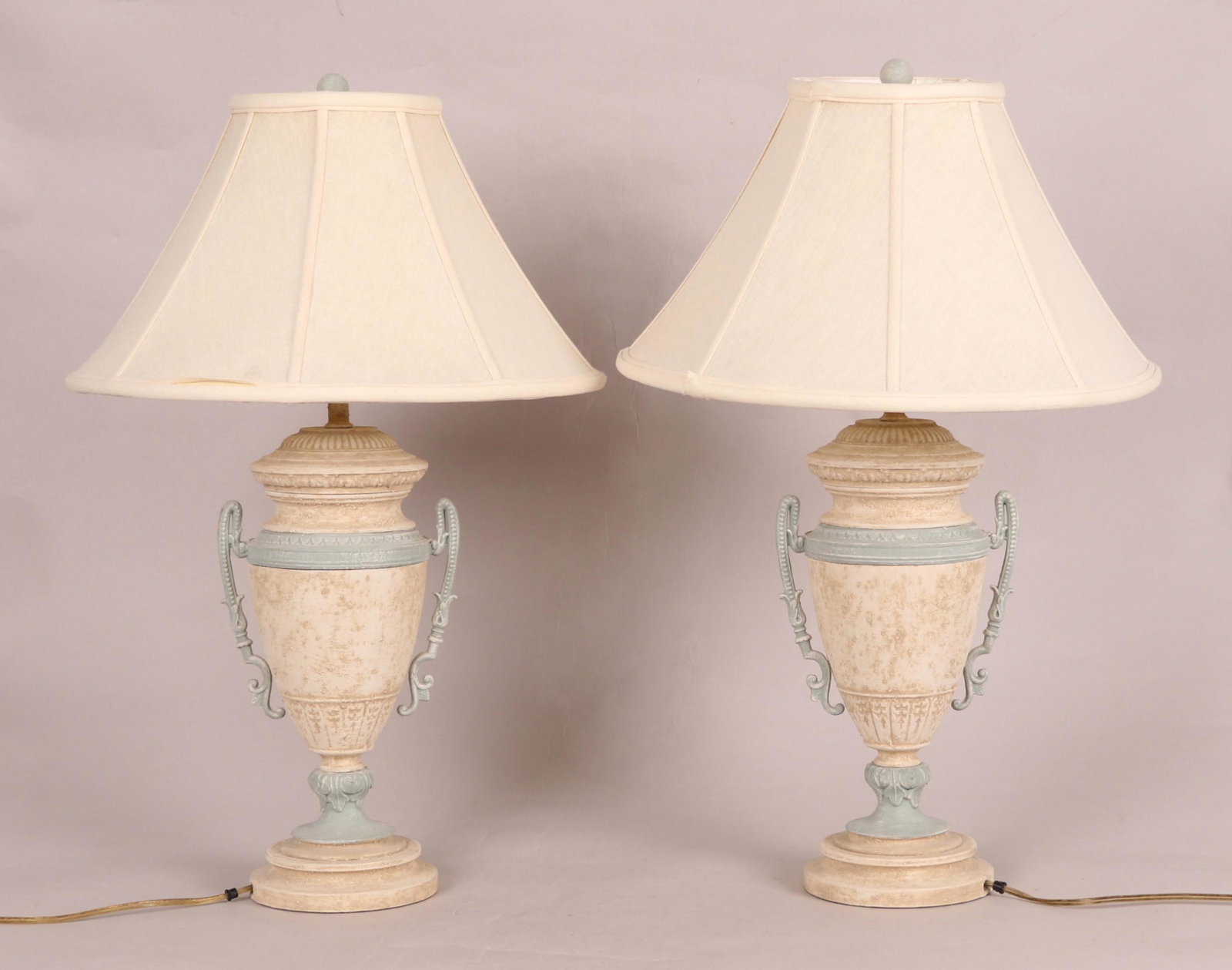 Two Neoclassical Style Metal Table Lamps (1 of 6)