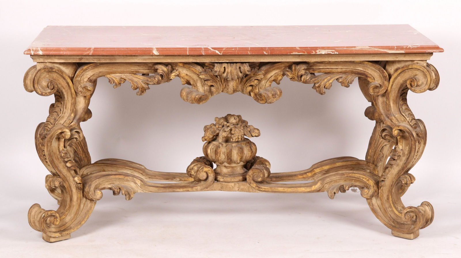 A Large Baroque Style Marble Center Table (1 of 11)