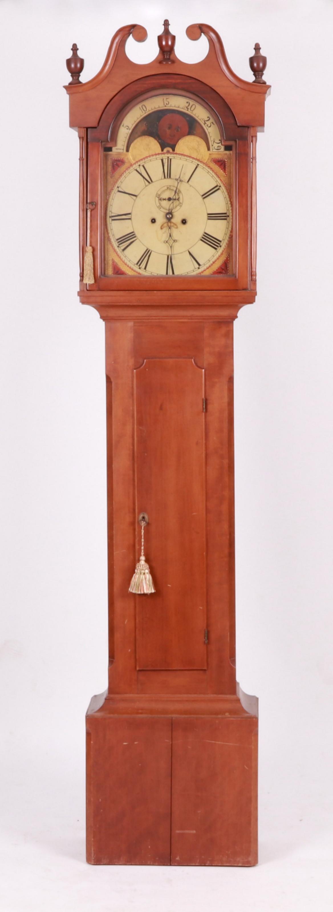 An American Cherry Tall Case Clock (1 of 13)